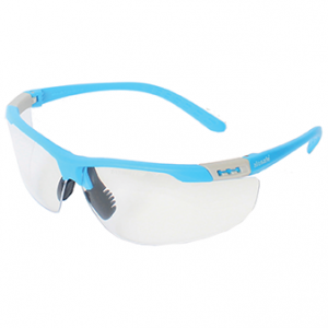 Allsafe Aldea Safety Spectacles Clear Lens, UV 385, Anti-Fog, Blue or Grey Frame